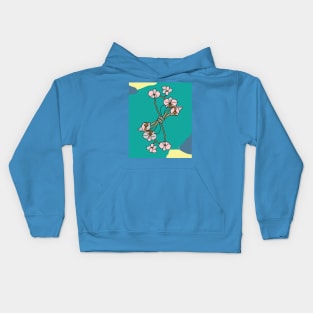 Vintage Flowers Orchids Colorful Kids Hoodie